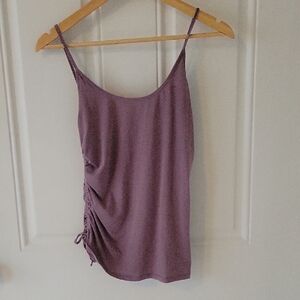 Lululemon Purple side tie Top